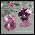 Gemstones Wholesale Flower Shape Pink Decorative Cubic Zirconia Gemstones In Bulk For Jewelry Making